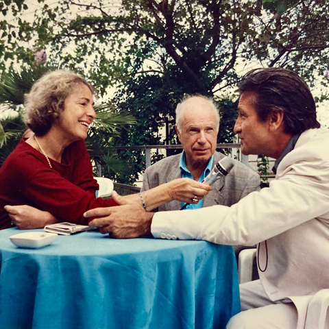 1989 – Le Mahabharata en compétition officielle au Festival du film de Venise.
Peter Brook et Vittorio Mezzogiorno.