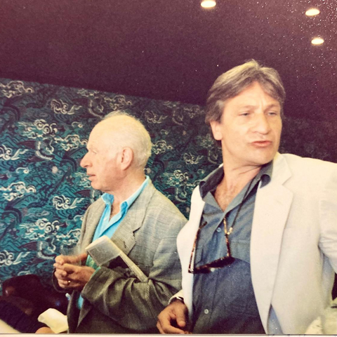 1989 – Le Mahabharata en compétition officielle au Festival du film de Venise.
Peter Brook et Vittorio Mezzogiorno.