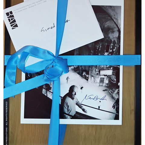 Un autre souvenir de cette soirée inoubliable au BAM.