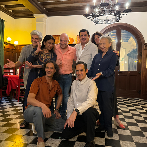 Georges Corraface, Mallika Sarabahi, Simon Brook, Mohamed Saif Al-Afkhan (Directeur général, municipalité de Fujairah), Cordinne Jaber, Chloe Obolensky, Antonin Sthaly-Vishwanadan, Kên Higelin.