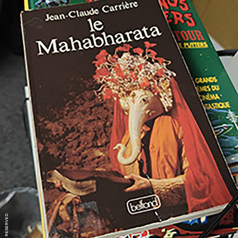 Jean-Claude Carrière,
Le Mahabharata. Paris, Belfond, 1989